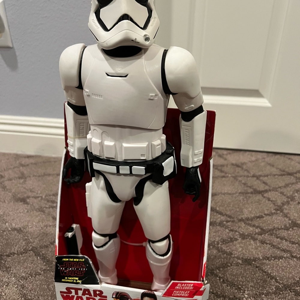 White stormtrooper Disney toy 18 inch
